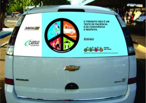 Pedala São Paulo campanha publicidade marketing táxis