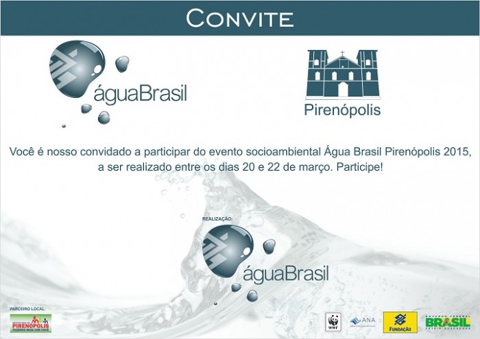 Água Brasil – Pirenópolis 2015-convite